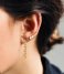 CLUSE  Essentiele Hexagon Ear Climber Earrings gold plated (CLJ51010)